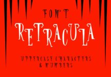 Retracula Font Poster 1