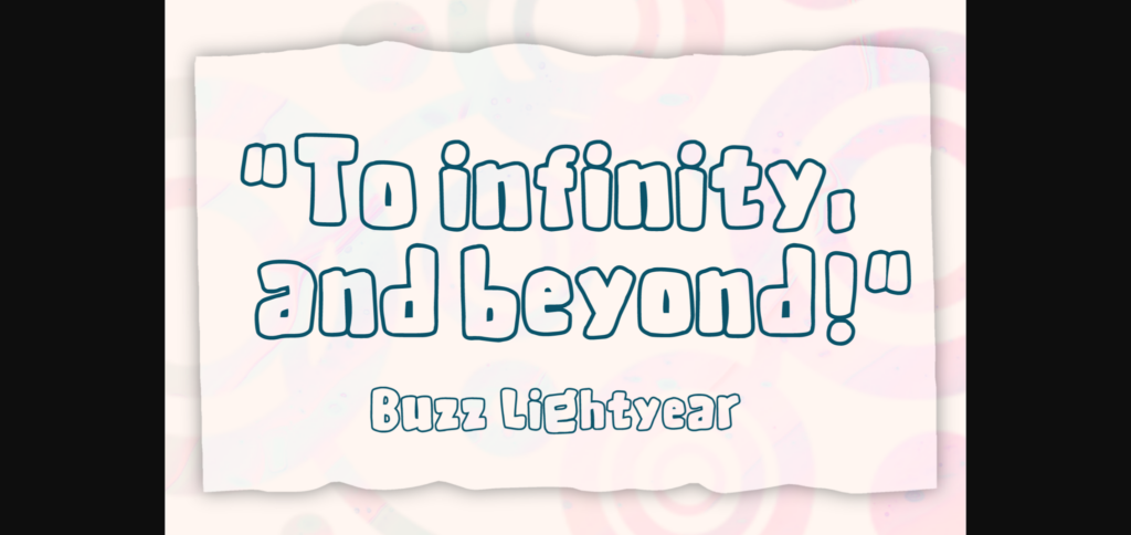 Retro Baby Font Poster 4