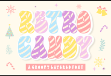 Retro Candy Font Poster 1