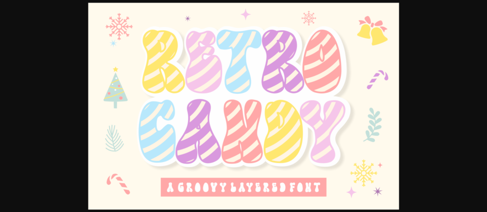 Retro Candy Font Poster 1