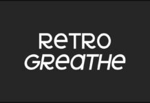 Retro Greathe Font Poster 1