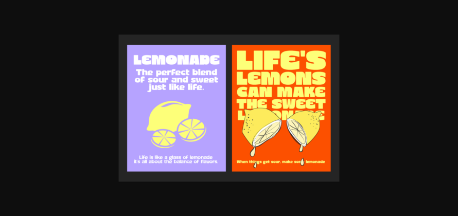 Retro Mango Font Poster 4