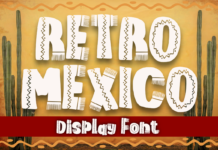 Retro Mexico Font Poster 1