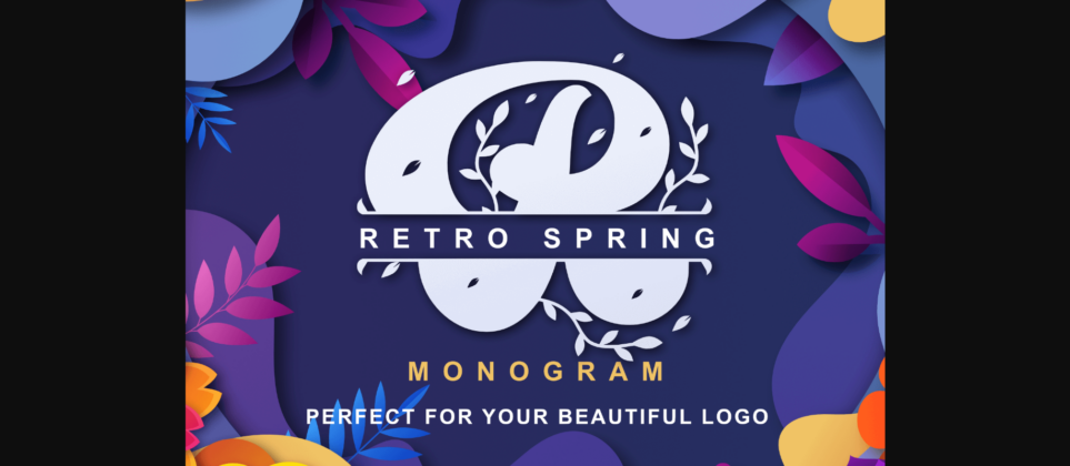 Retro Spring Font Poster 3