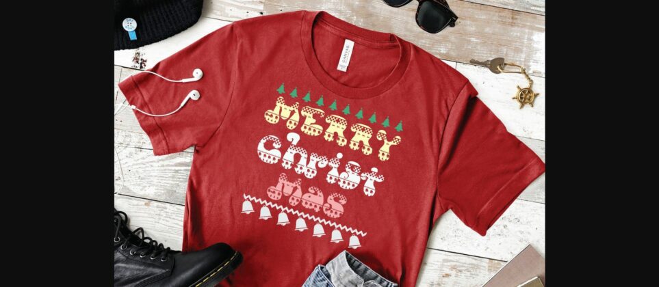 Retro Ugly Sweater Font Poster 11
