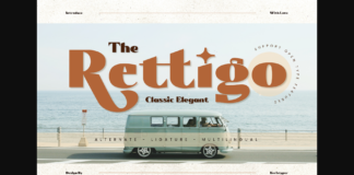 Rettigo Font Poster 1