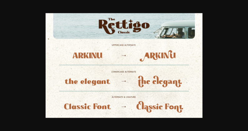 Rettigo Font Poster 7