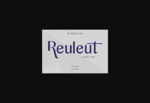 Reuleut Font Poster 1