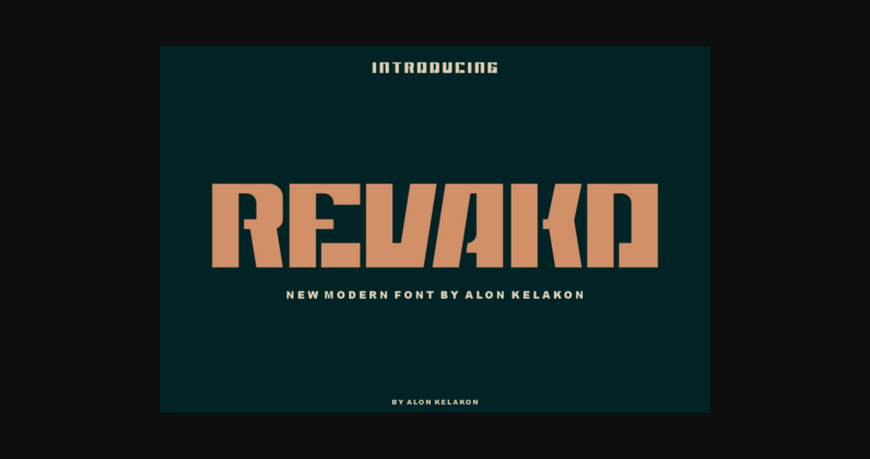 Revako Font Poster 3