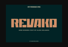 Revako Font Poster 1