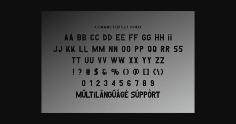 Reversed Font Poster 9