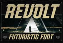 Revolt Font Poster 1