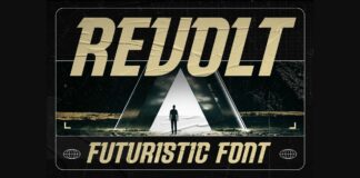 Revolt Font Poster 1