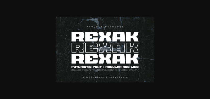 Rexak Font Poster 3