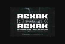 Rexak Font Rexak Font Poster 1
