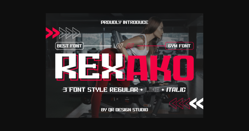 Rexako Font Poster 3