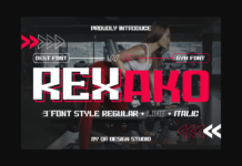 Rexako Font Poster 1