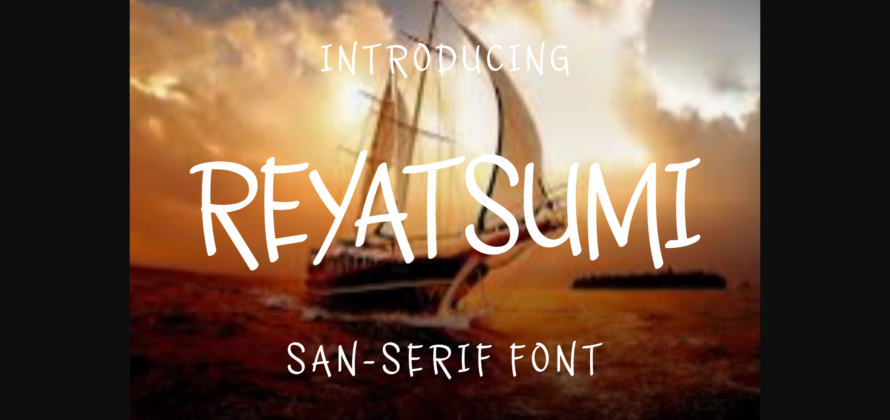 Reyatsumi Font Poster 3