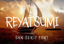 Reyatsumi Font Poster 1