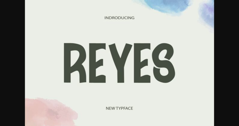 Reyes Font Poster 3