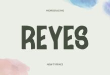 Reyes Font Poster 1