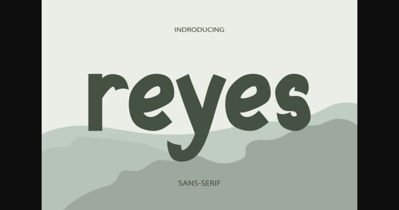 Reyes Font Poster 4