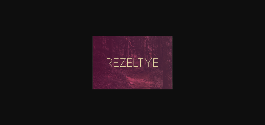 Rezeltye Font Poster 3