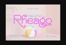 Rheago Font Poster 1