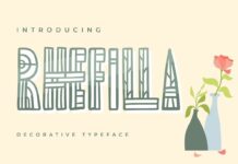 Rhefilla Font Poster 1