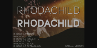 Rhodachild Font Poster 1