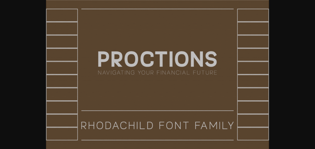 Rhodachild Font Poster 5