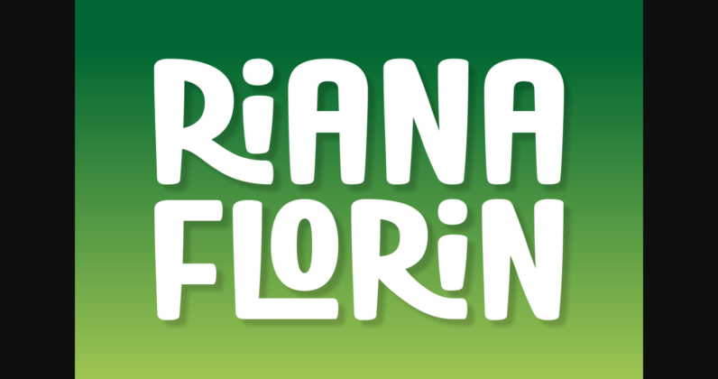 Riana Florin Font Poster 3