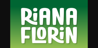 Riana Florin Font Poster 1