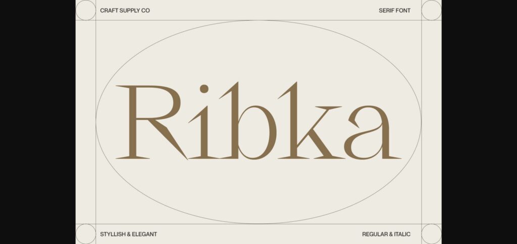 Ribka Font Poster 3