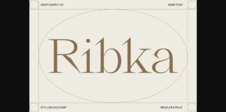 Ribka Font Poster 1