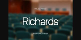 Richards Font Poster 1