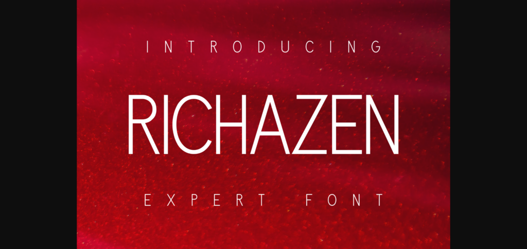 Richazen Font Poster 3