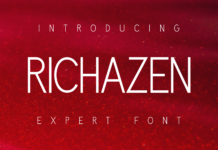 Richazen Font Poster 1