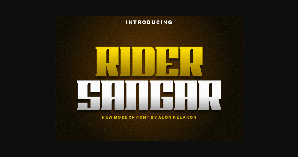Rider Sangar Poster 3