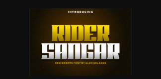 Rider Sangar Poster 1