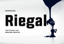 Riegal Font Poster 1
