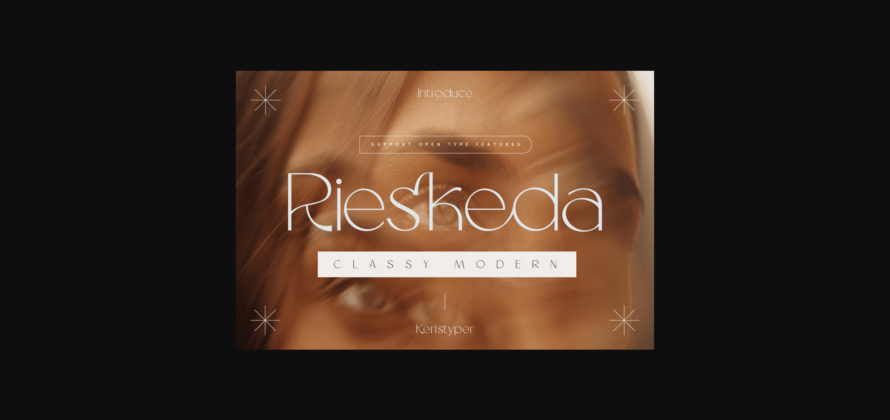 Rieskeda Font Poster 3