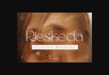 Rieskeda Font Poster 1