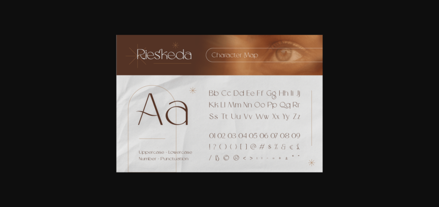 Rieskeda Font Poster 4