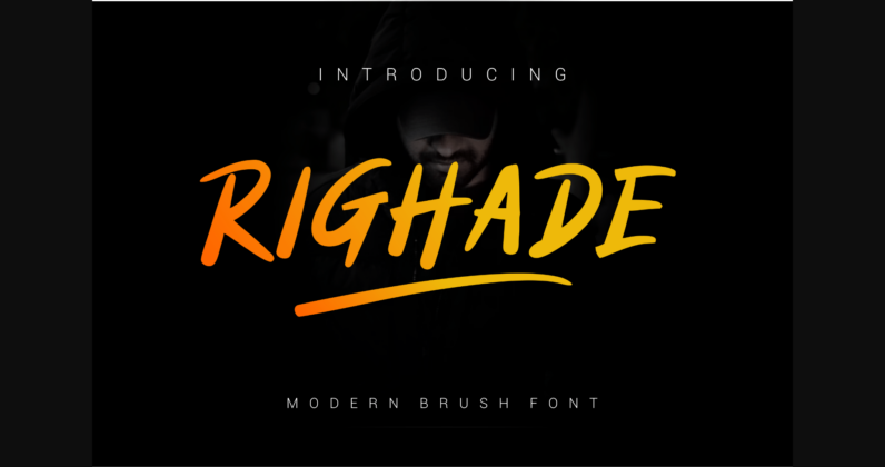 Righade Font Poster 3