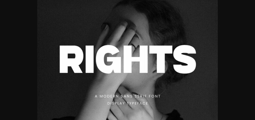 Rights Font Poster 3