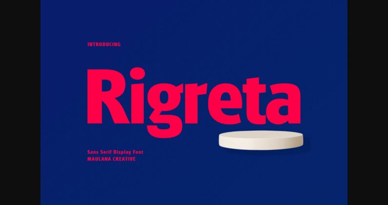 Rigreta Font Poster 3