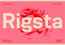 Rigsta Font Poster 1