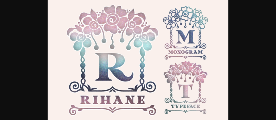 Rihane Font Poster 3