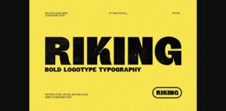 Riking Font Poster 1